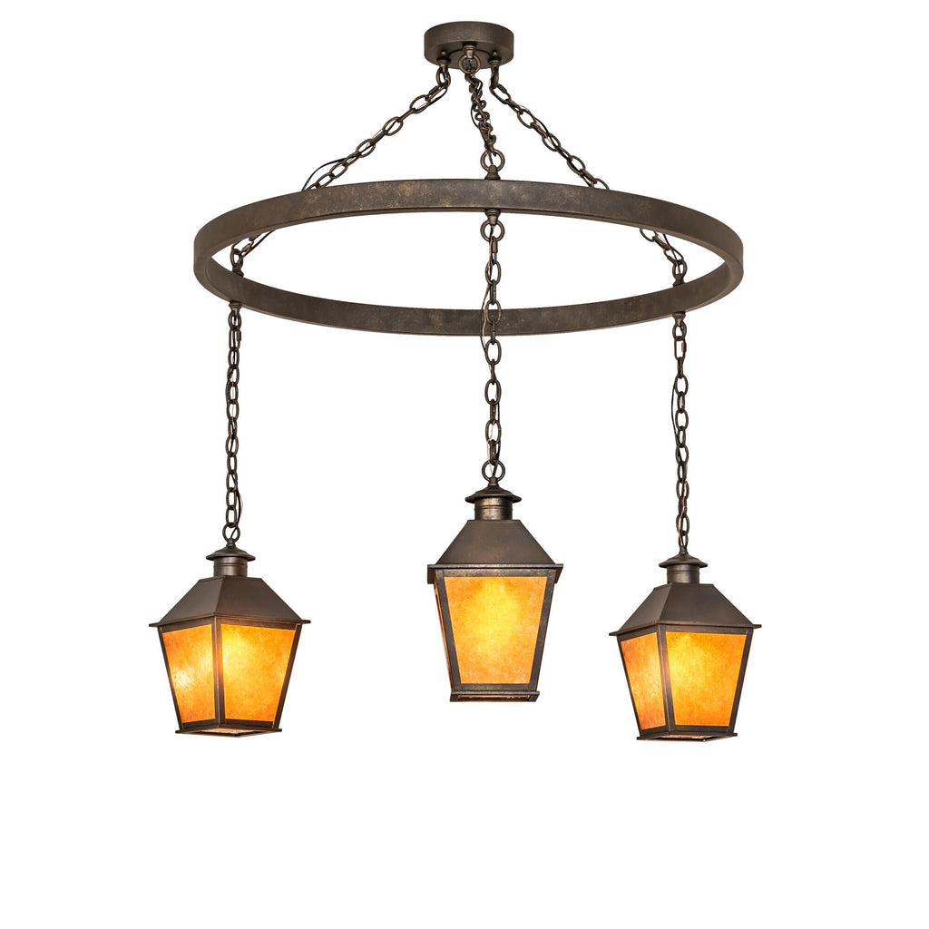 Stafford 48 Inch 3 Light Chandelier