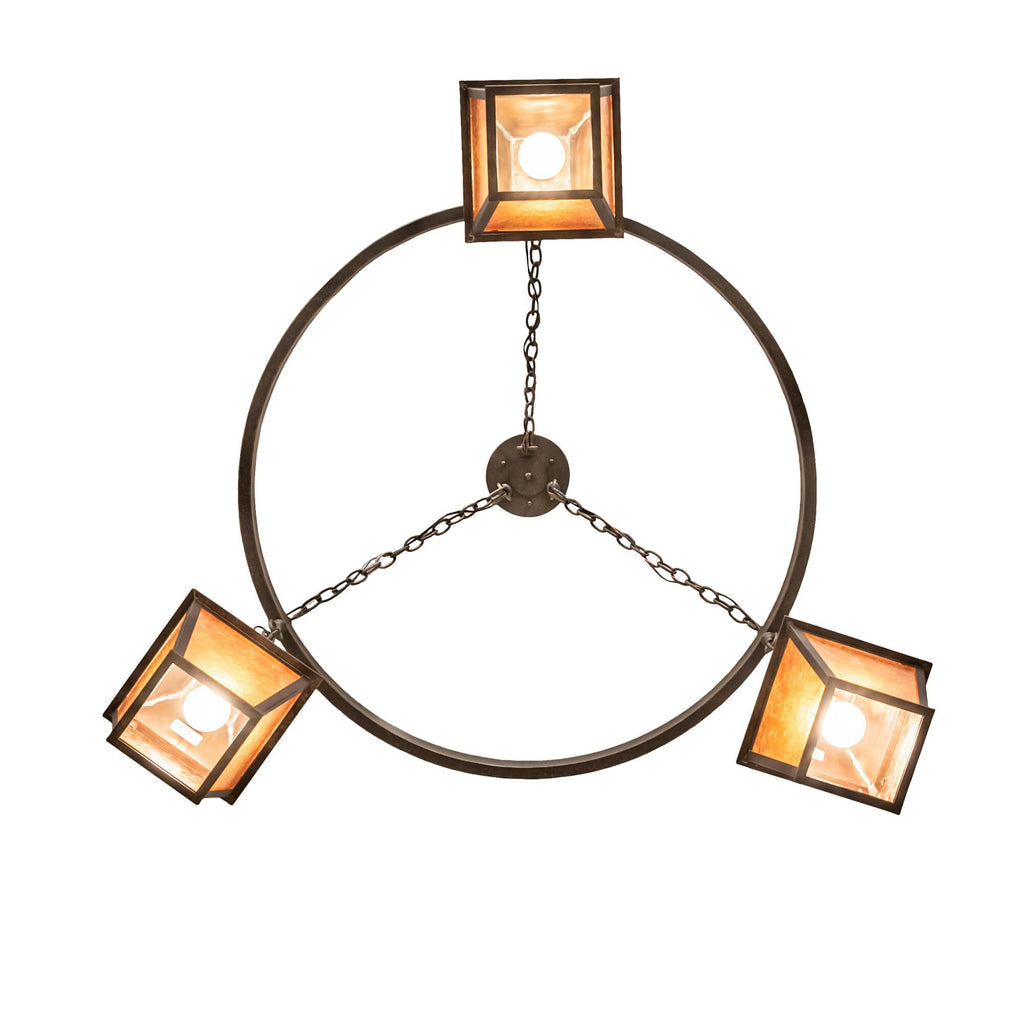 Stafford 48 Inch 3 Light Chandelier
