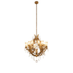 French Baroque 34 Inch 13 Light Chandelier