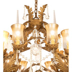 French Baroque 34 Inch 13 Light Chandelier