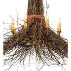 Twigs 36 Inch 8 Light Chandelier