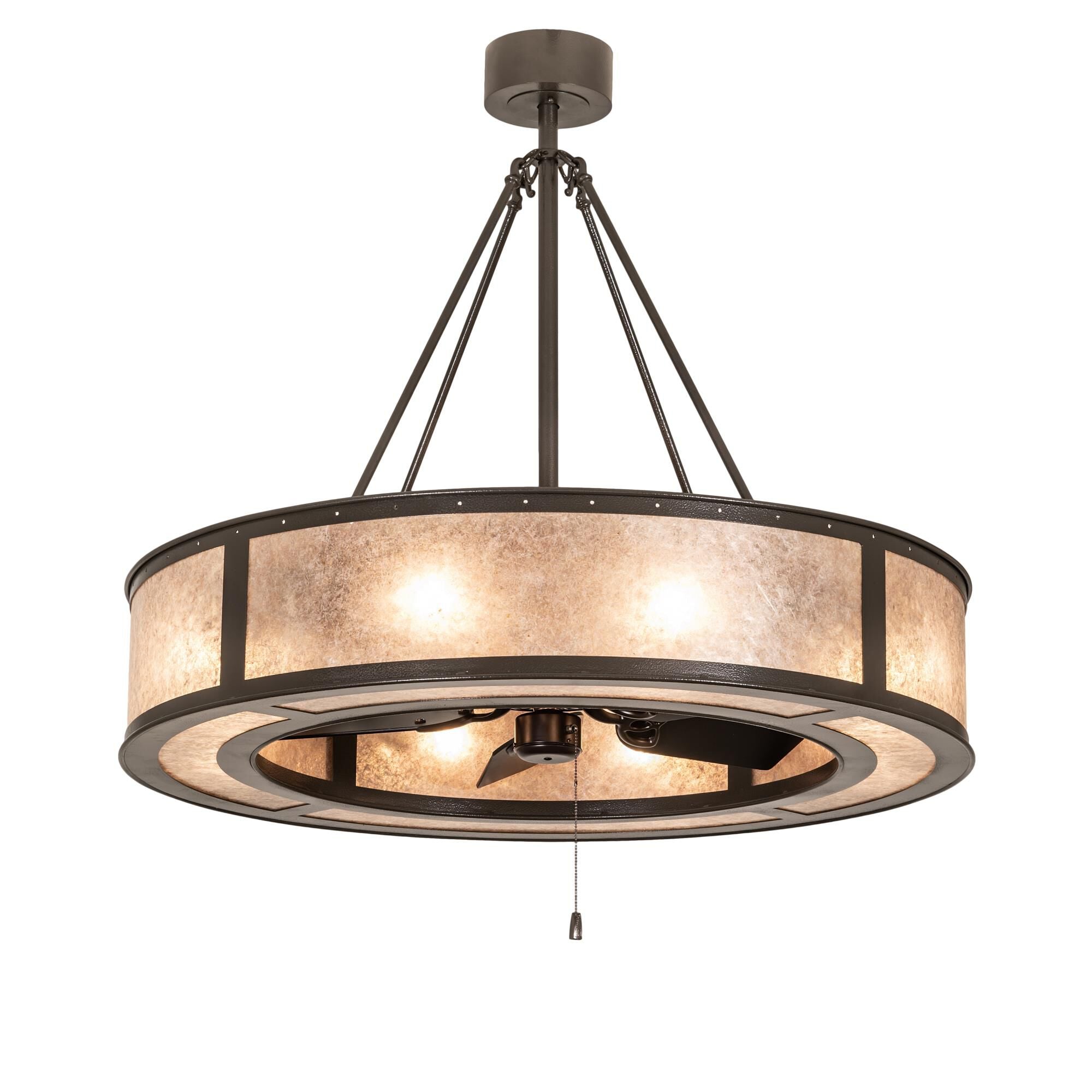 Smythe Craftsman 45 Inch 8 Light Chandelier