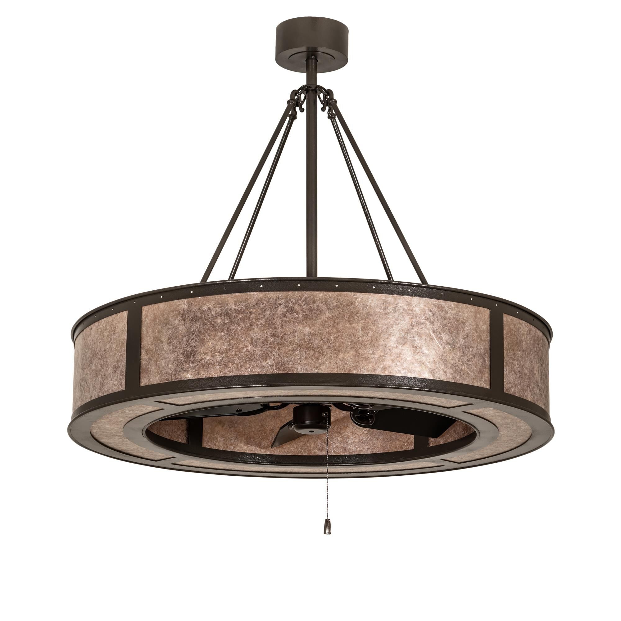 Smythe Craftsman 45 Inch 8 Light Chandelier