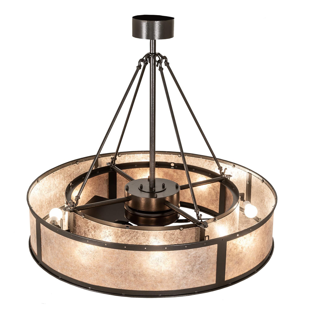 Smythe Craftsman 45 Inch 8 Light Chandelier