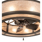 Smythe Craftsman 45 Inch 8 Light Chandelier