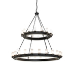 Noziroh Ring 72 Inch 40 Light LED Chandelier