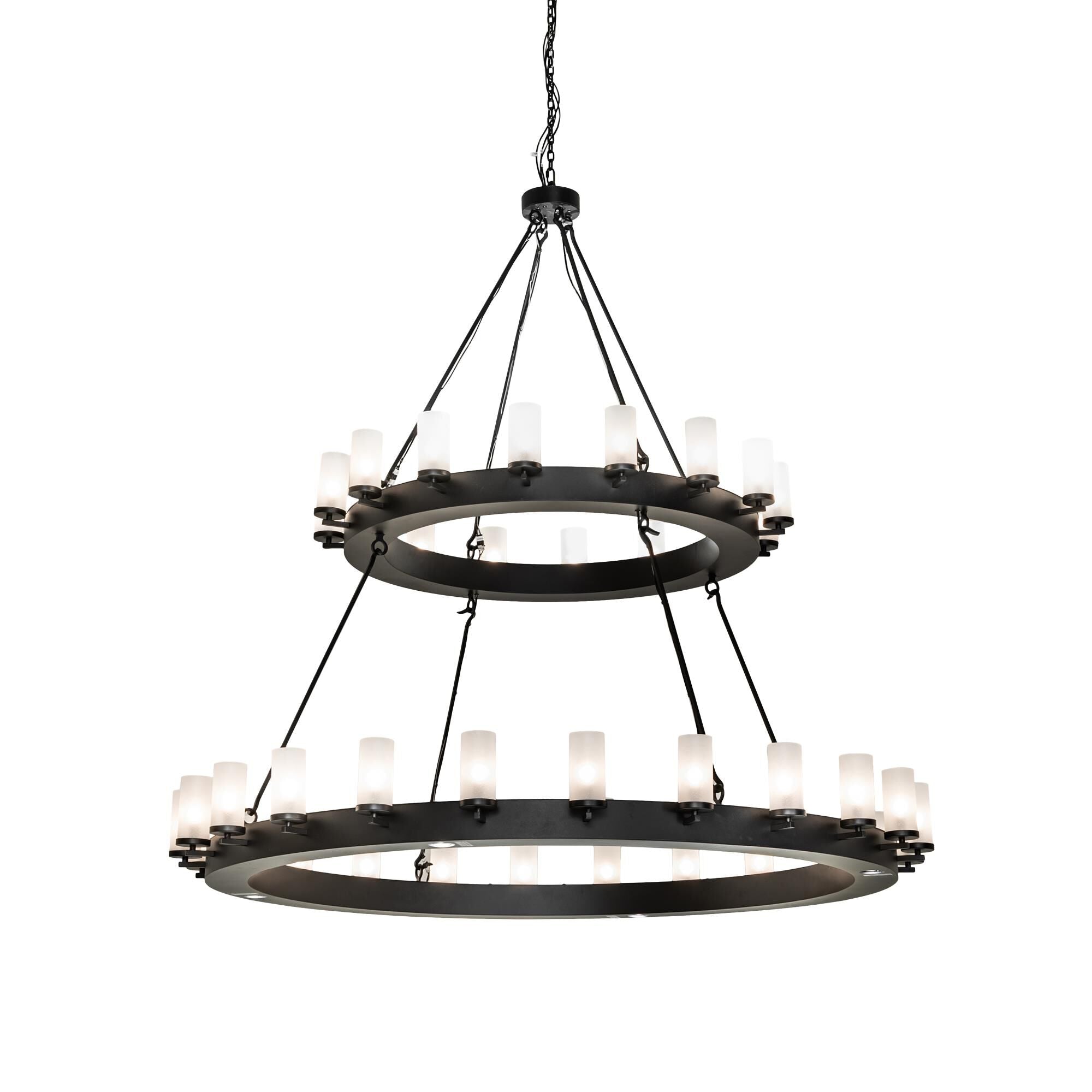 Noziroh Ring 72 Inch 40 Light LED Chandelier