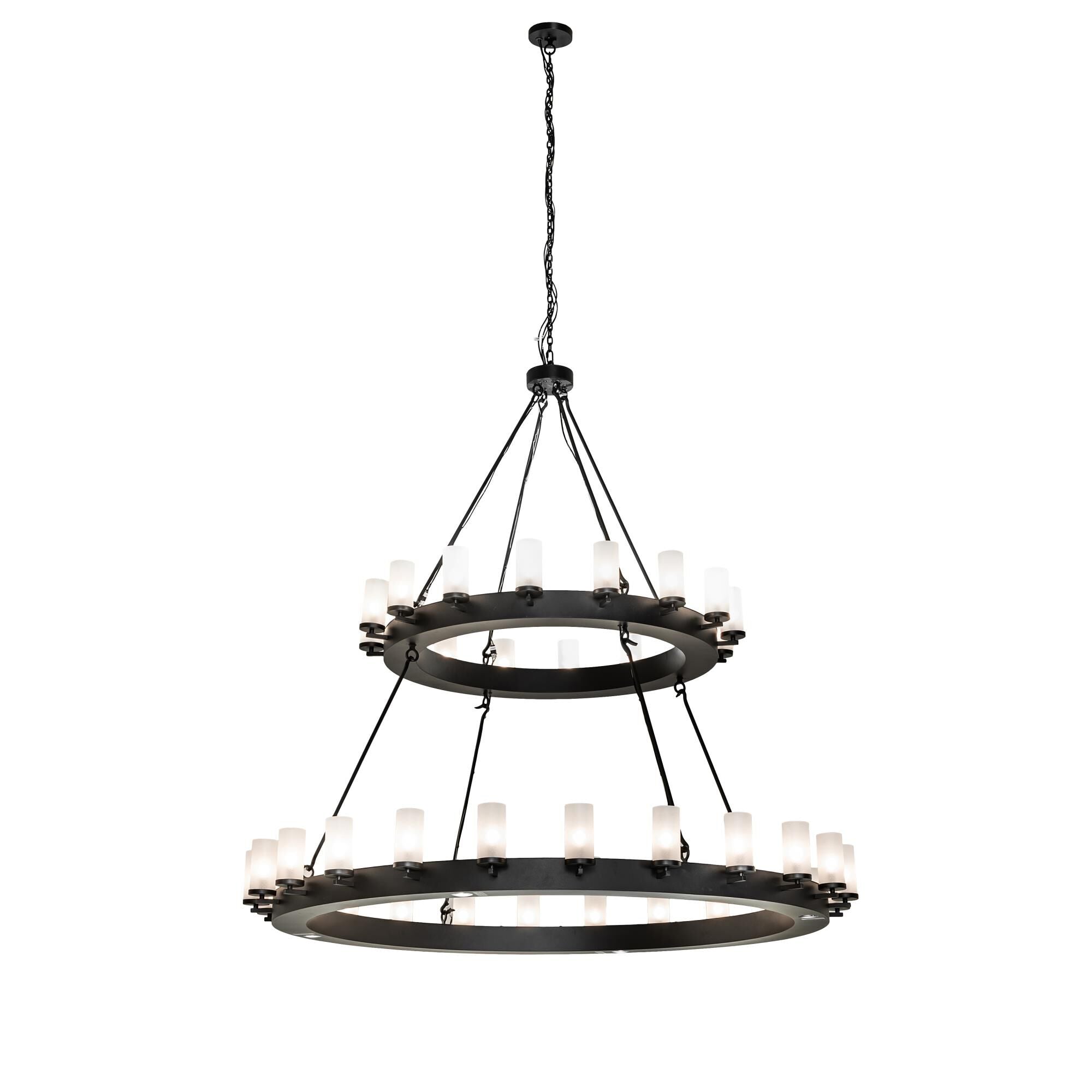 Noziroh Ring 72 Inch 40 Light LED Chandelier
