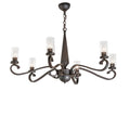 42 Inch 6 Light Chandelier
