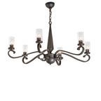 42 Inch 6 Light Chandelier