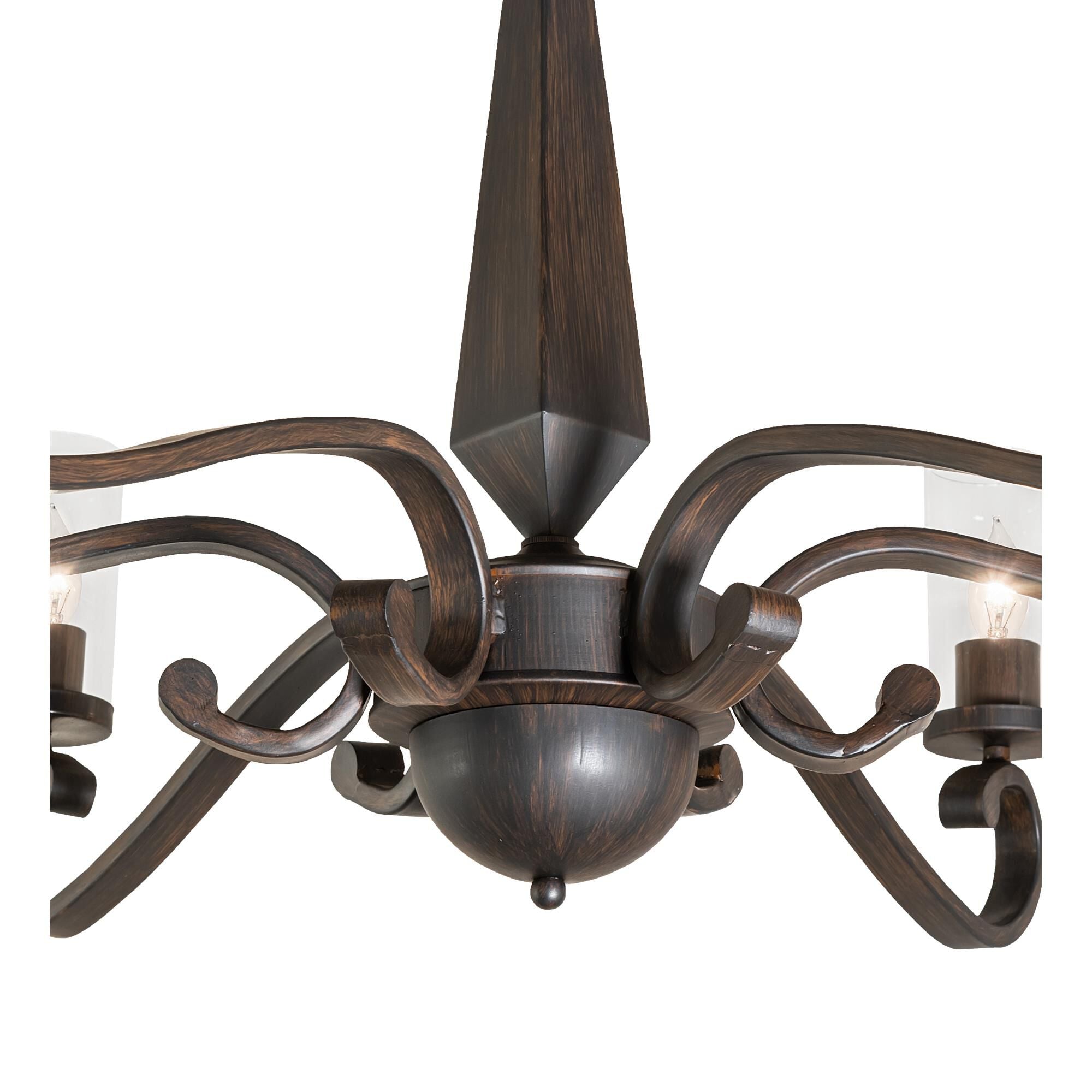 42 Inch 6 Light Chandelier