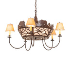 Black Bear 38 Inch 3 Light Chandelier