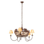 Black Bear 38 Inch 3 Light Chandelier