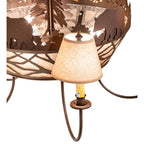 Black Bear 38 Inch 3 Light Chandelier