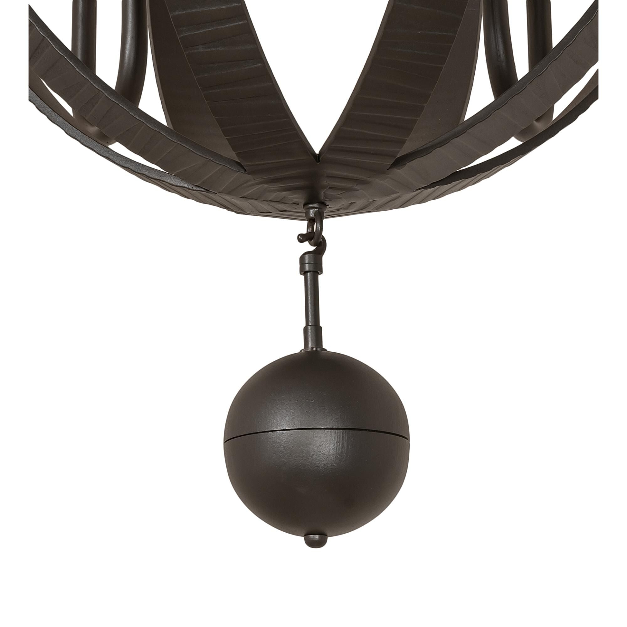 Barrel Stave 44 Inch 12 Light Chandelier