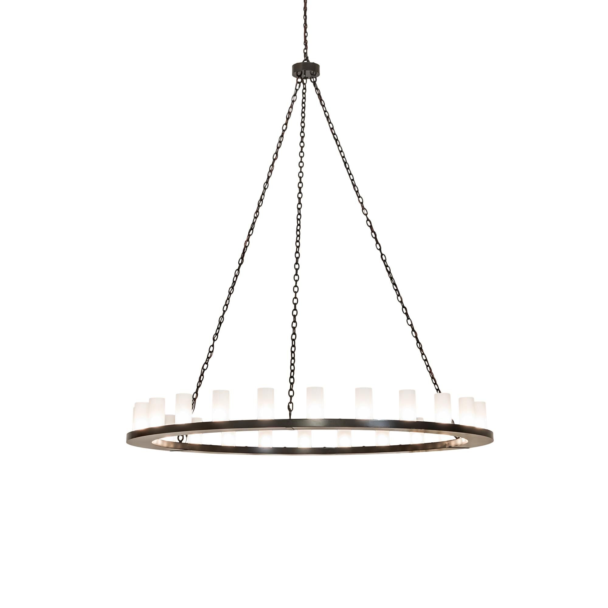 Loxley 72 Inch 24 Light Chandelier