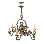 Rosalie 36 Inch 6 Light Chandelier