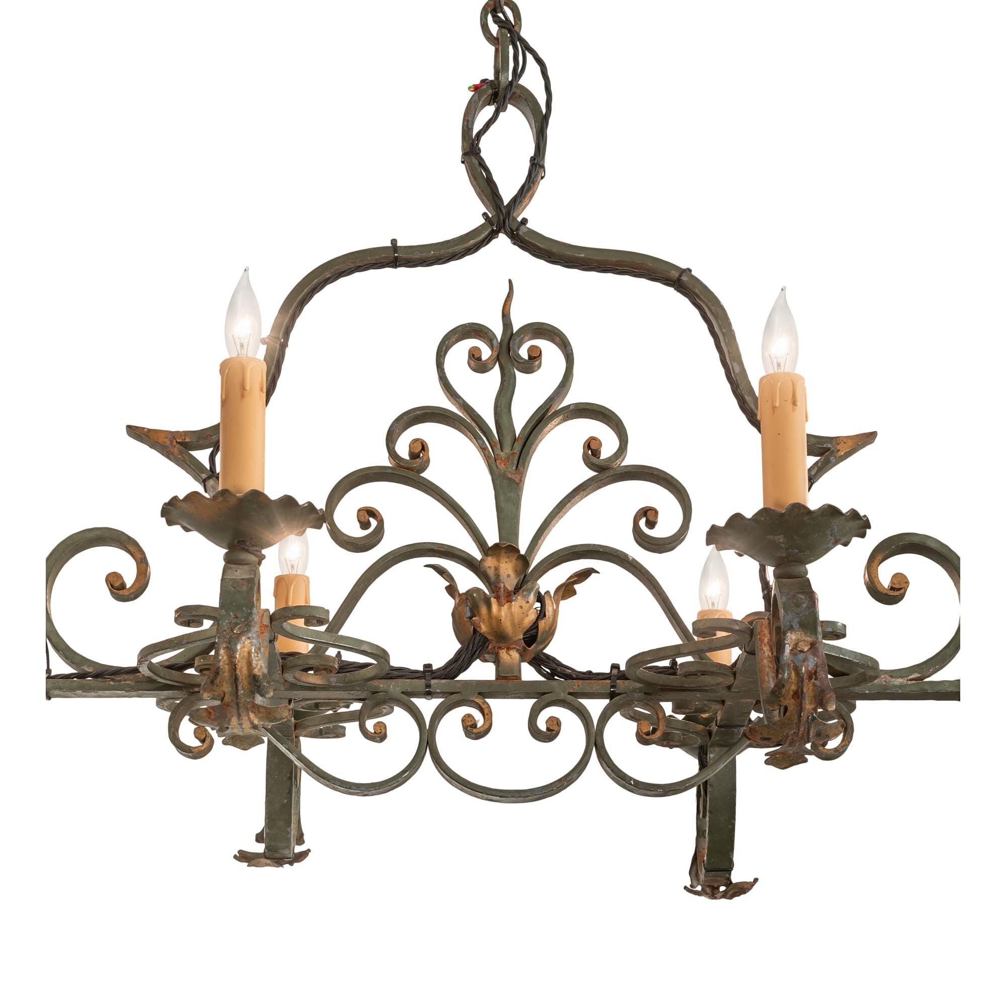 Rosalie 36 Inch 6 Light Chandelier