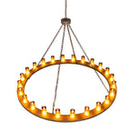 Loxley 72 Inch 24 Light Chandelier