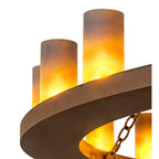 Loxley 72 Inch 24 Light Chandelier