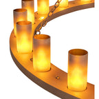 Loxley 72 Inch 24 Light Chandelier