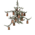 Pine Branch 62 Inch 15 Light Chandelier