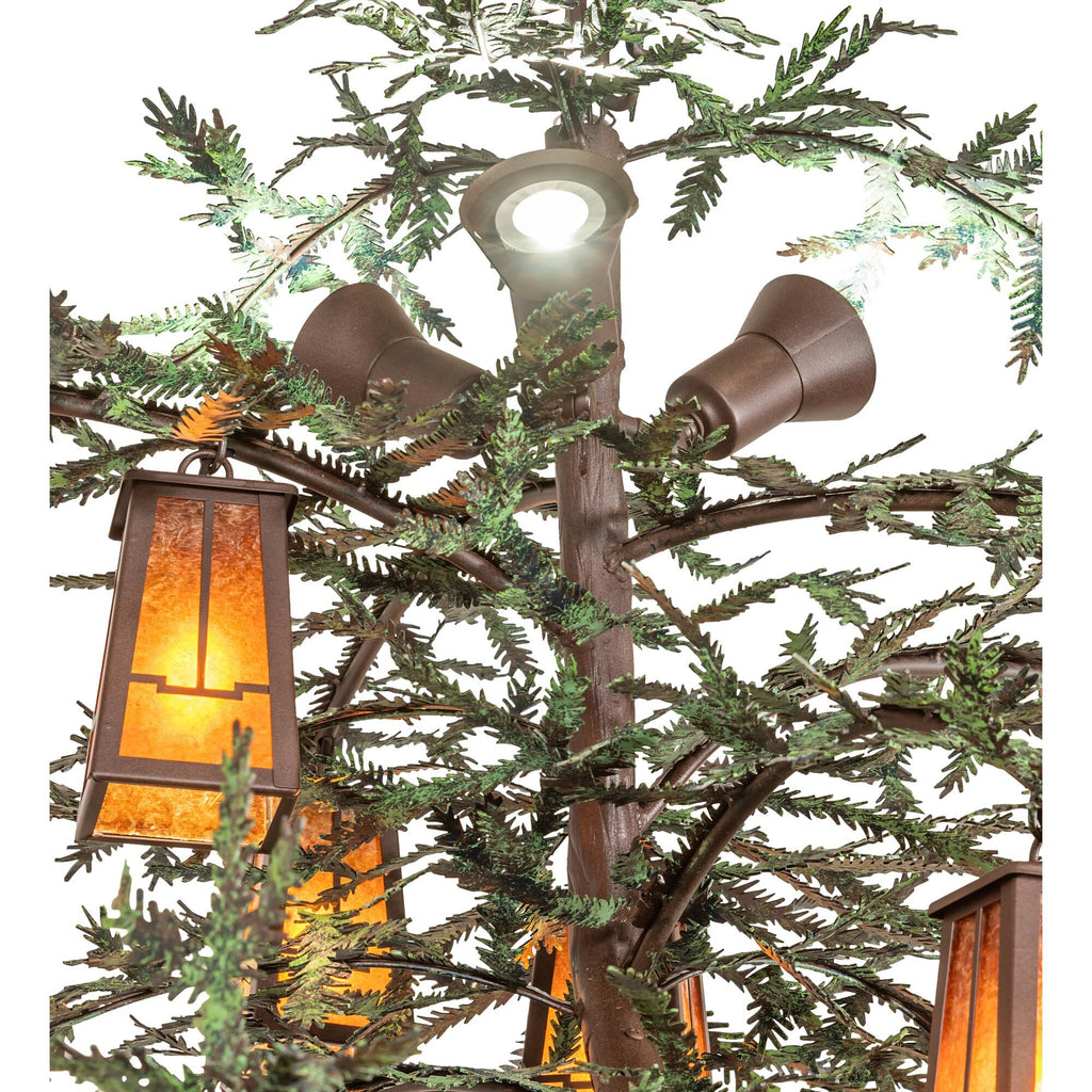 Pine Branch 62 Inch 15 Light Chandelier