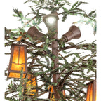 Pine Branch 62 Inch 15 Light Chandelier