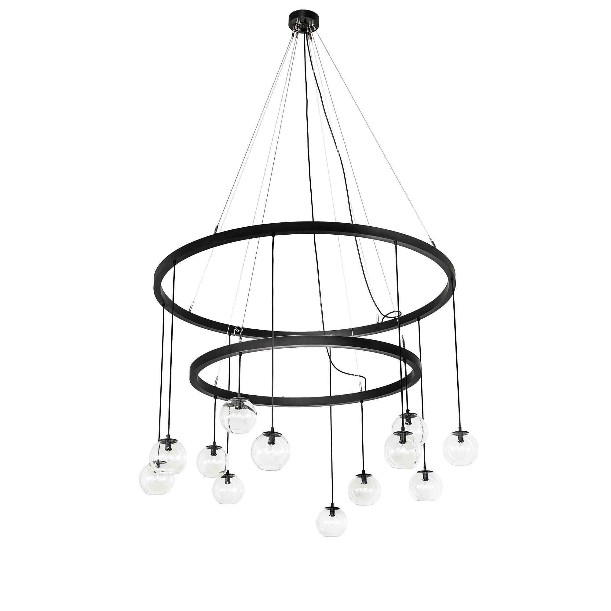 Bola 59 Inch 12 Light LED Chandelier