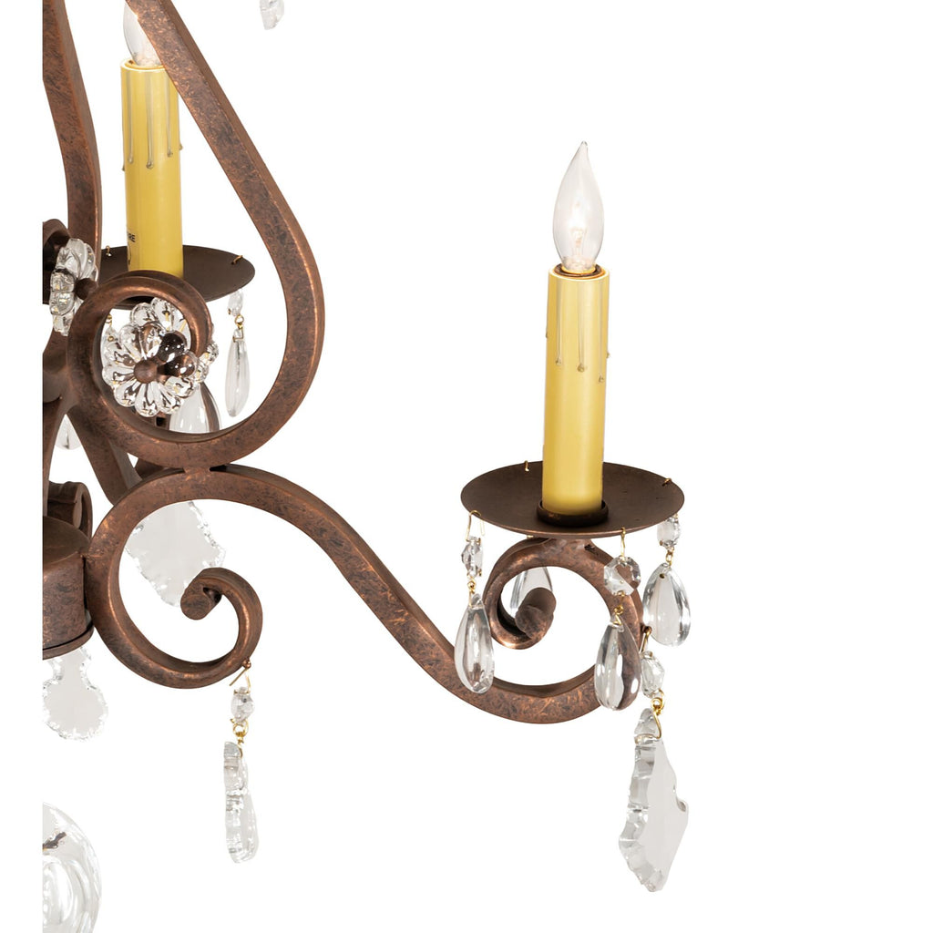 Adrianna 22 Inch 4 Light Mini Chandelier