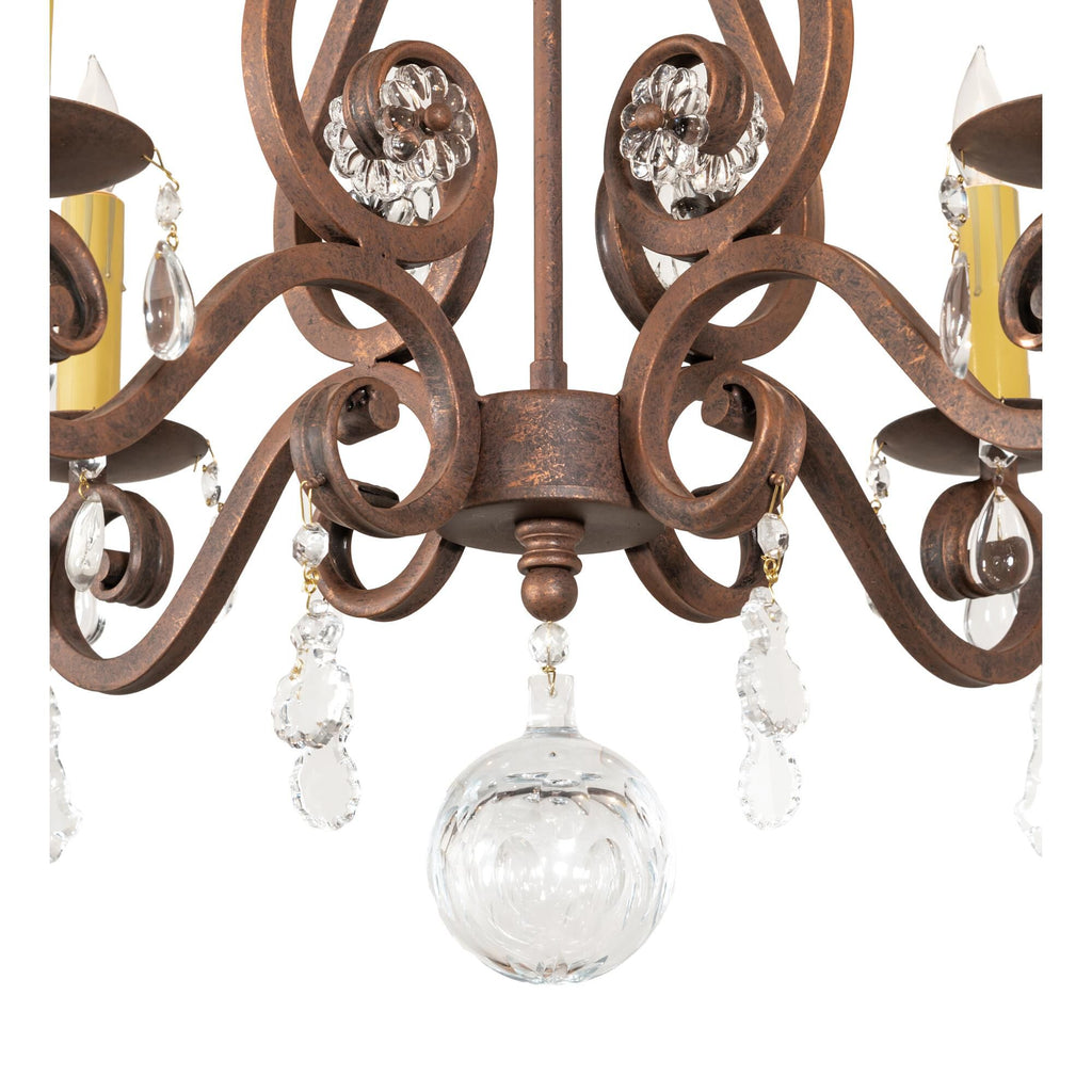 Adrianna 22 Inch 4 Light Mini Chandelier