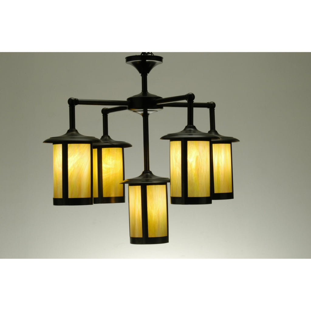 Fulton Plain 30 Inch 5 Light Chandelier