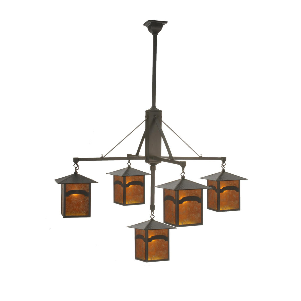 Seneca Mountain View 37 Inch 5 Light Chandelier