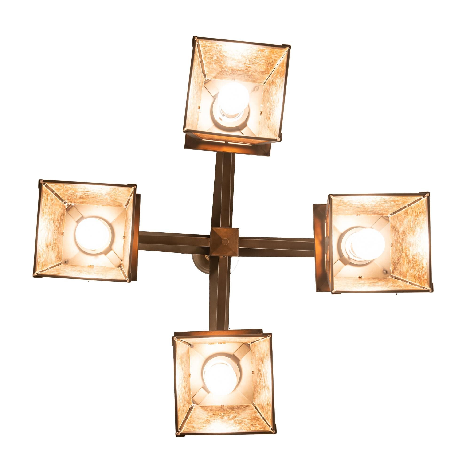 Whispering Pines 28 Inch 4 Light Chandelier