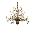 Greenbriar Oak 100 Inch 16 Light Chandelier