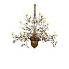 Greenbriar Oak 100 Inch 16 Light Chandelier
