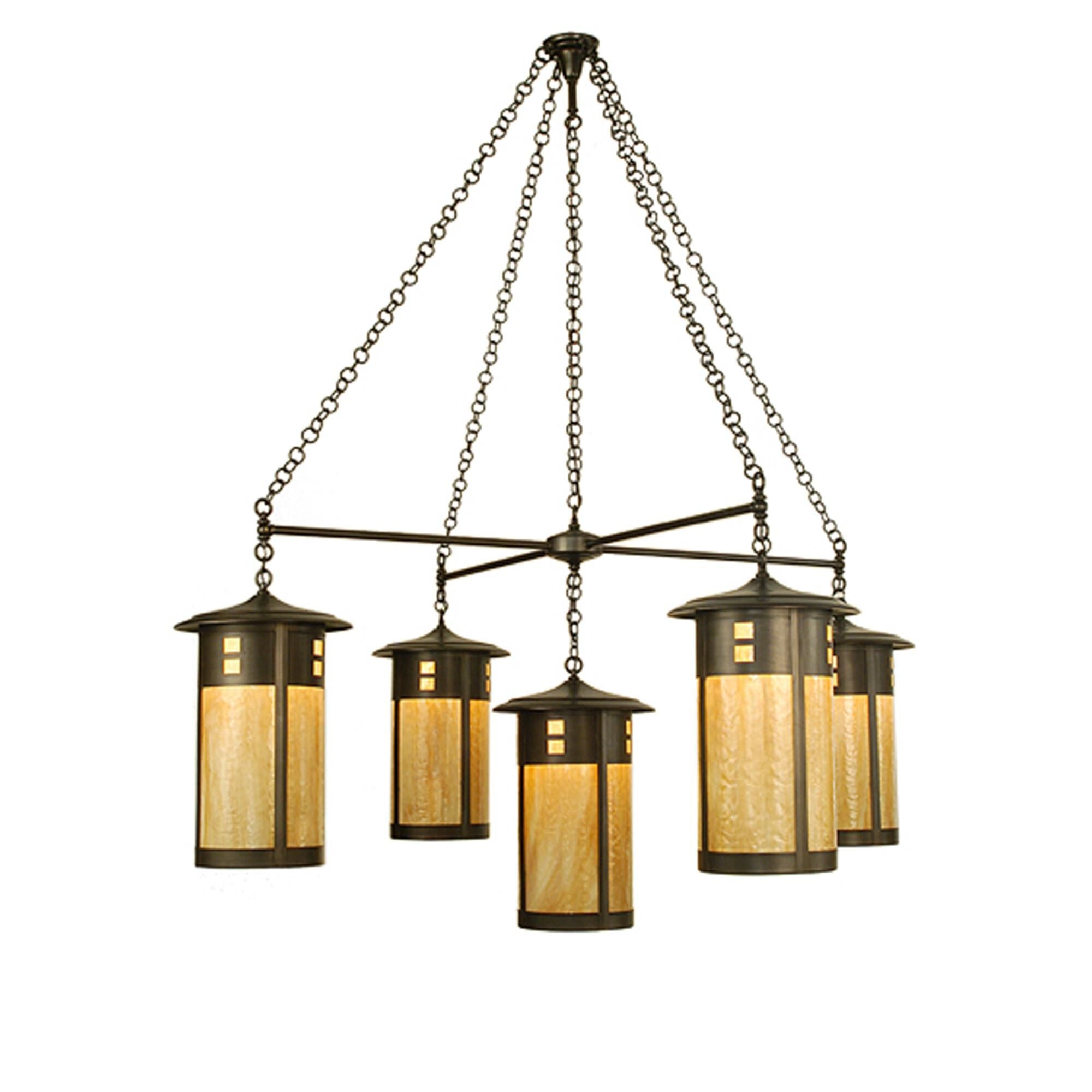 Fulton Englewood 71 Inch 5 Light Chandelier