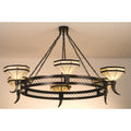 Top Ridge 72 Inch 6 Light Chandelier