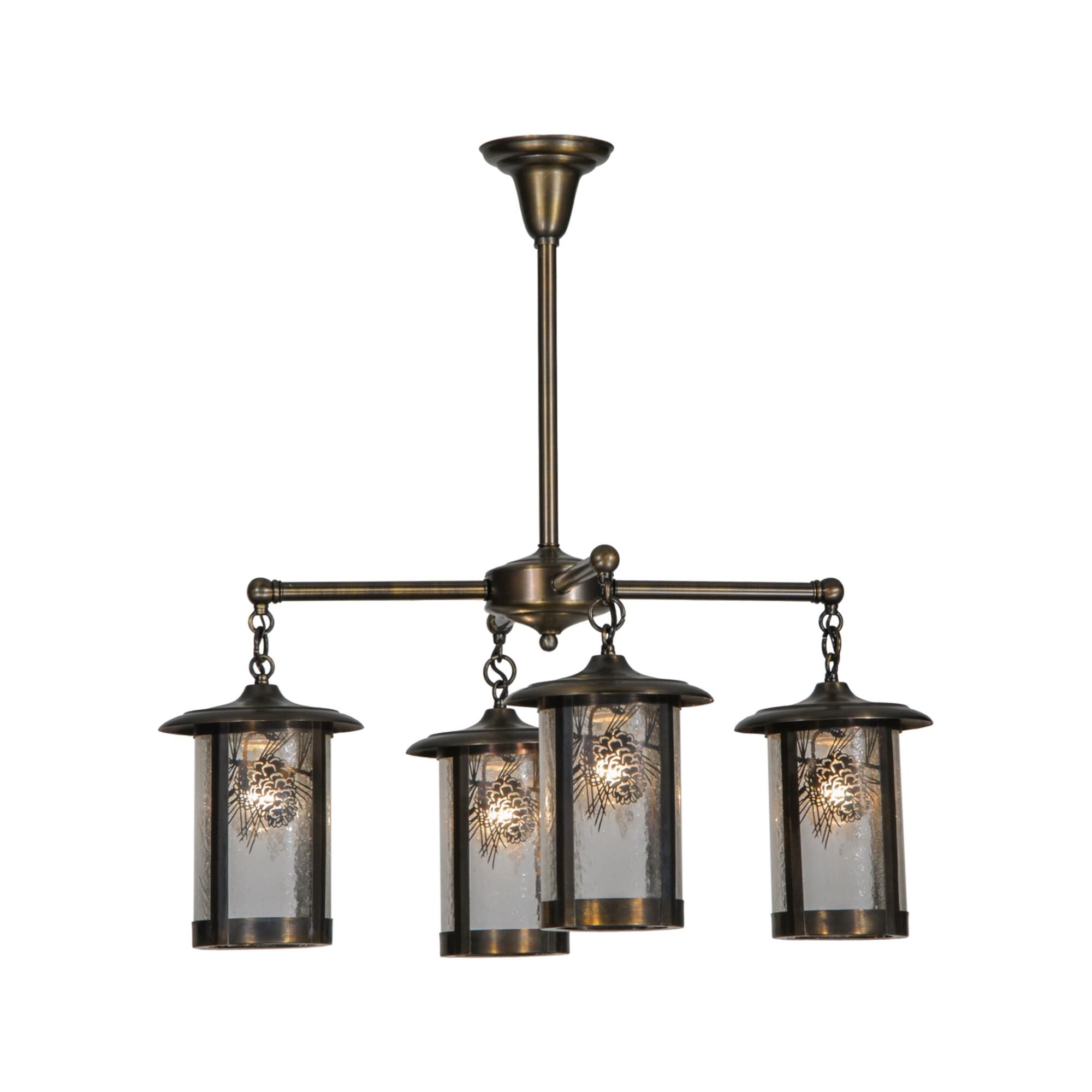 30 Inch 4 Light Chandelier