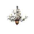 Greenbriar Oak 63 Inch 12 Light Chandelier