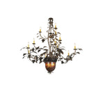 Greenbriar Oak 63 Inch 12 Light Chandelier