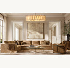 Calamette Onyx Round Chandelier 60"