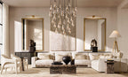 Rain Round Chandelier 60"