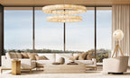 Rivage Lueur Two-Tier Round Chandelier 60"