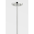Lindley 1-Light Chandelier in Polished Nickel 40L x 40W x 4.625H