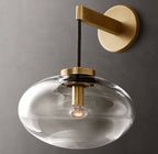 Cabrette Clear Glass Sconce