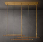 Audubon Crystal Triple Bar Linear Chandelier