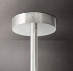 Glass Globe Mobile Three-Arm Chandelier 46"