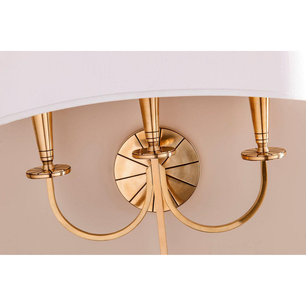 Mason 12-Light Chandelier in Aged Brass 34.5L x 34.5W x 27.25H