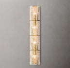 Lattice Clear Glass Grand Sconce